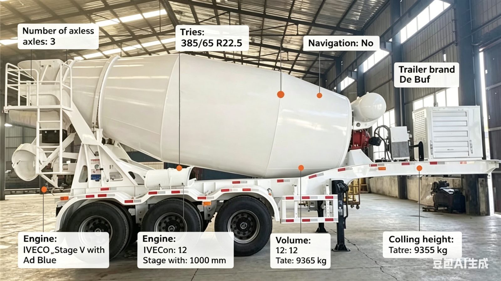 Eignet sich ein 3-Achs-Betonmischer-Auflieger für die Betonlieferung über lange Strecken?