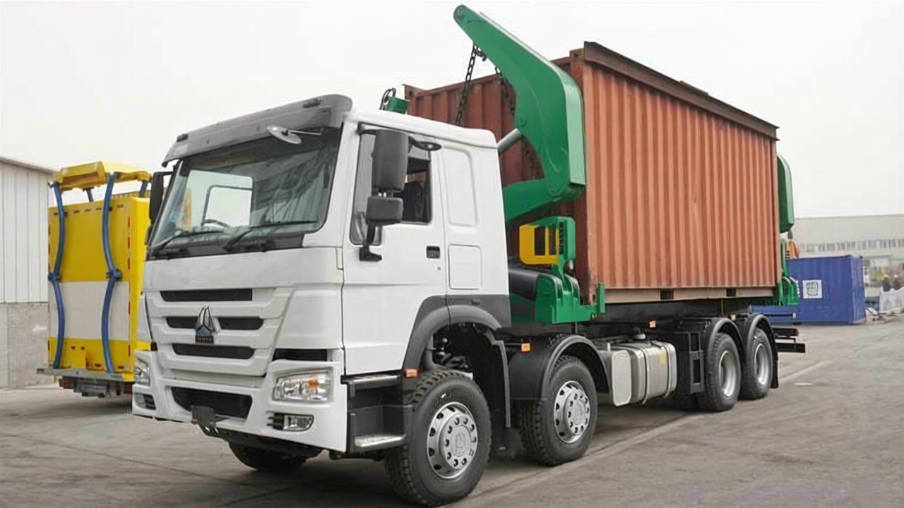 20 ft Side-Loader-Lkw-Auflieger (1)