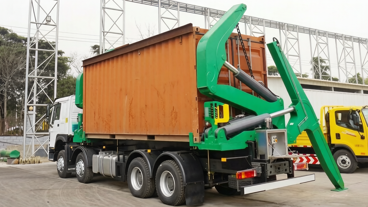 Wie wählt man einen 20-Fuß-Seitenlader-Lkw-Anhänger für Aufgaben im Containerumschlag aus?