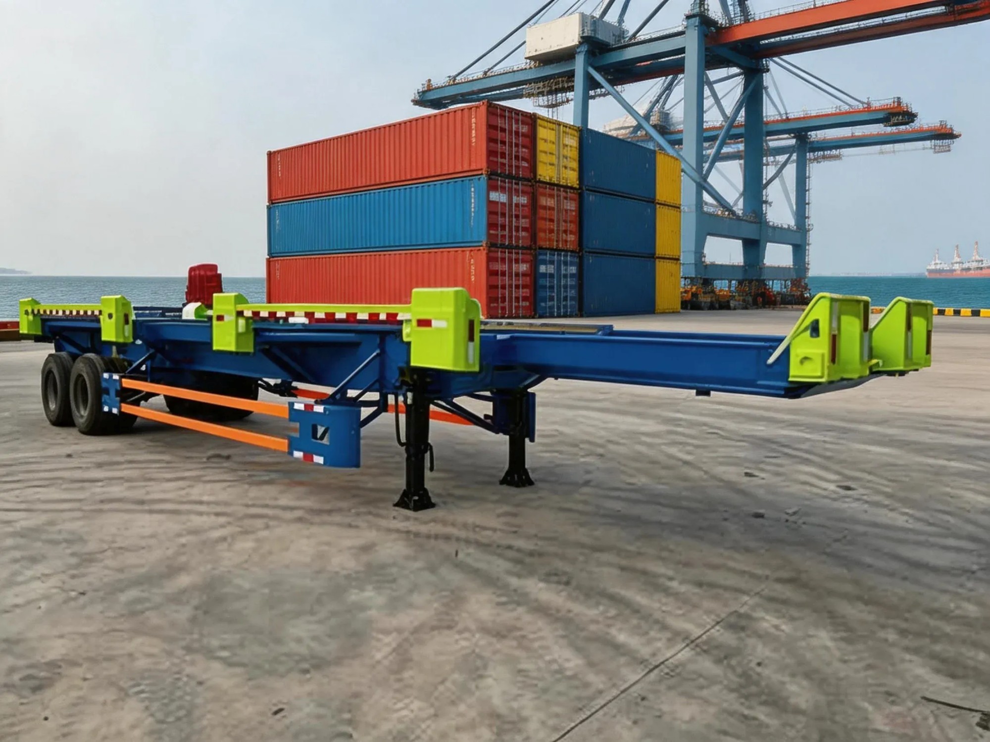 60-Tonnen-Containerterminal-Anhänger 60-Tonnen-Containerterminal-Anhänger