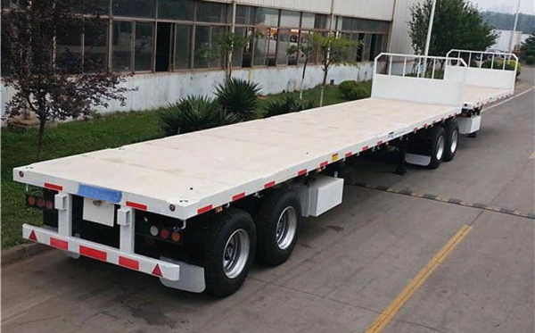 20ft + 40ft Superlink-Flachbett-Sattelauflieger