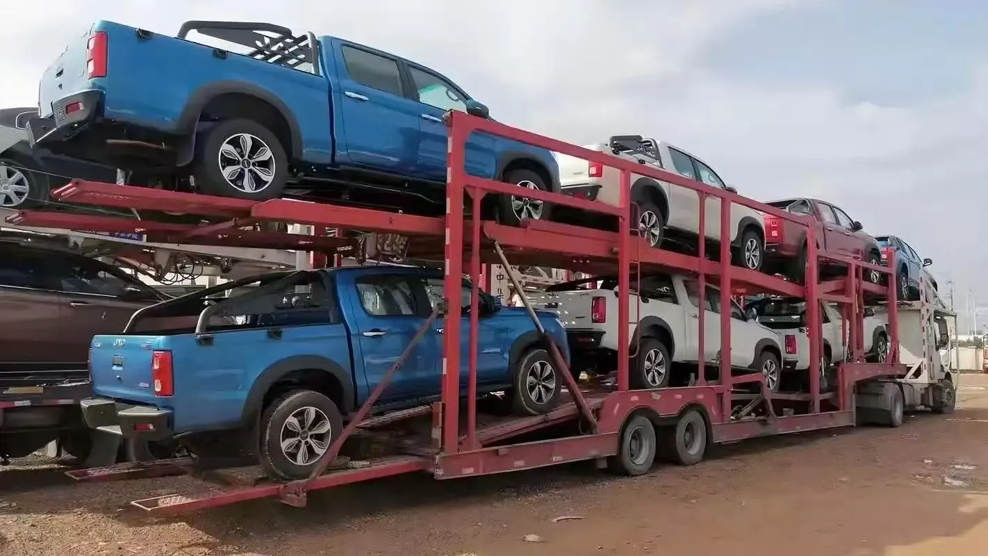 2-Achs-Autotransport-Sattelanhänger