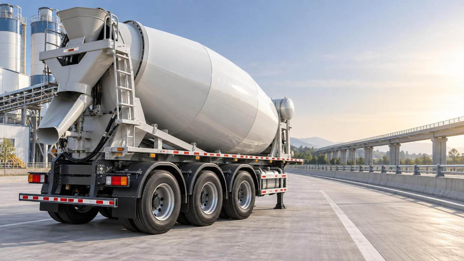 Welche Achslastgrenzen gelten für einen 3-Achs-Betonmischauflieger