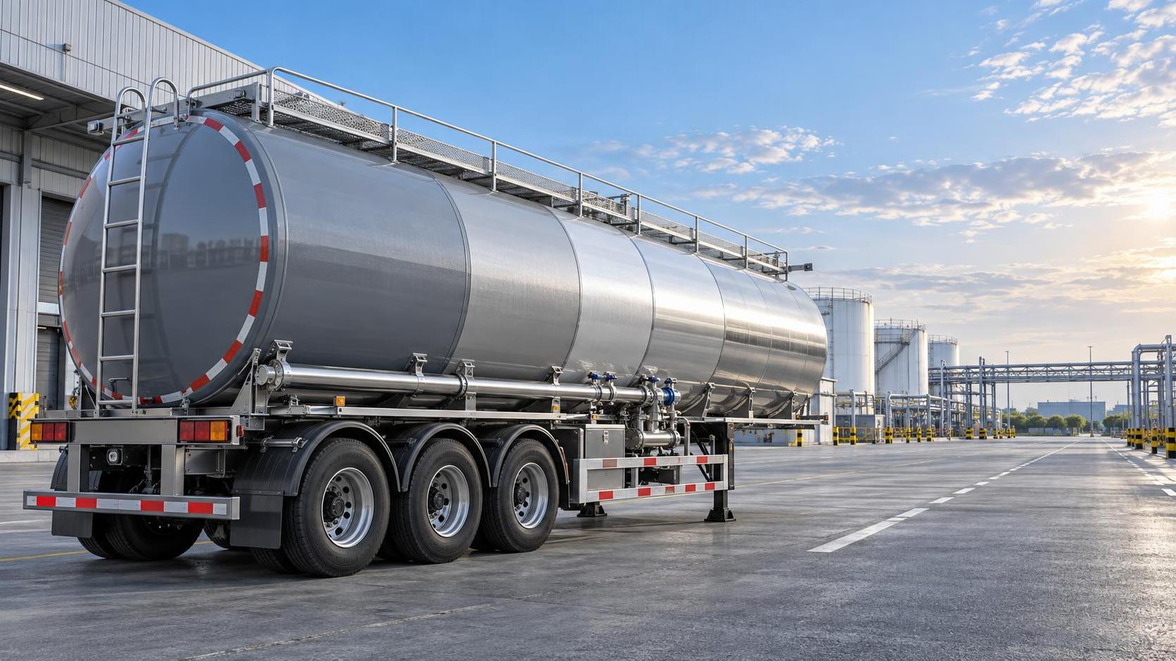 Welches Tankmaterial bietet die geringsten Lebenszykluskosten für einen 3-Achs-Öltankauflieger mit 45000L? Which tank material offers lower lifetime cost for a 3-Axle 45000L Oil Tanker Trailer