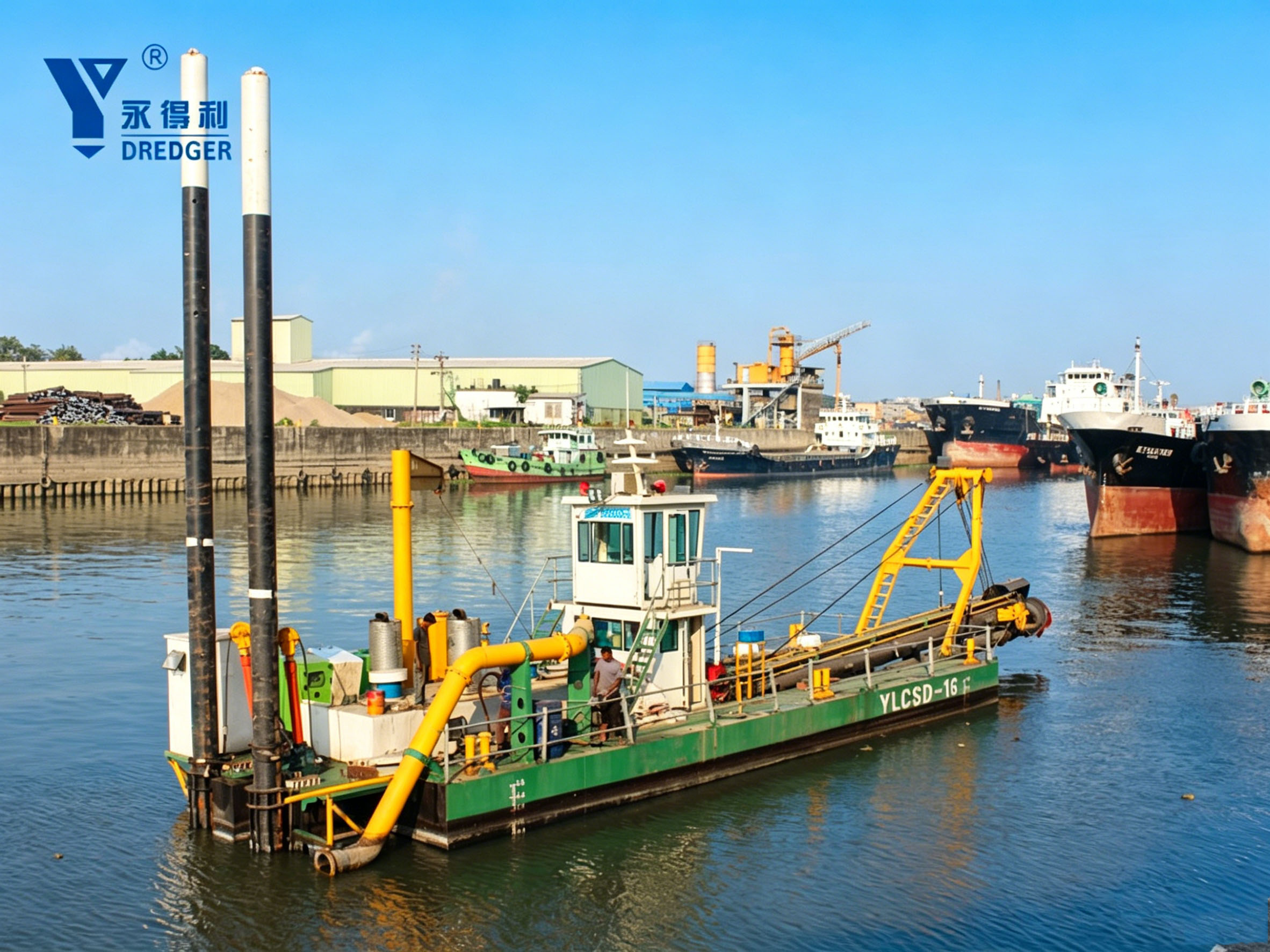 Draga de Sucção com Cortador YLCSD300