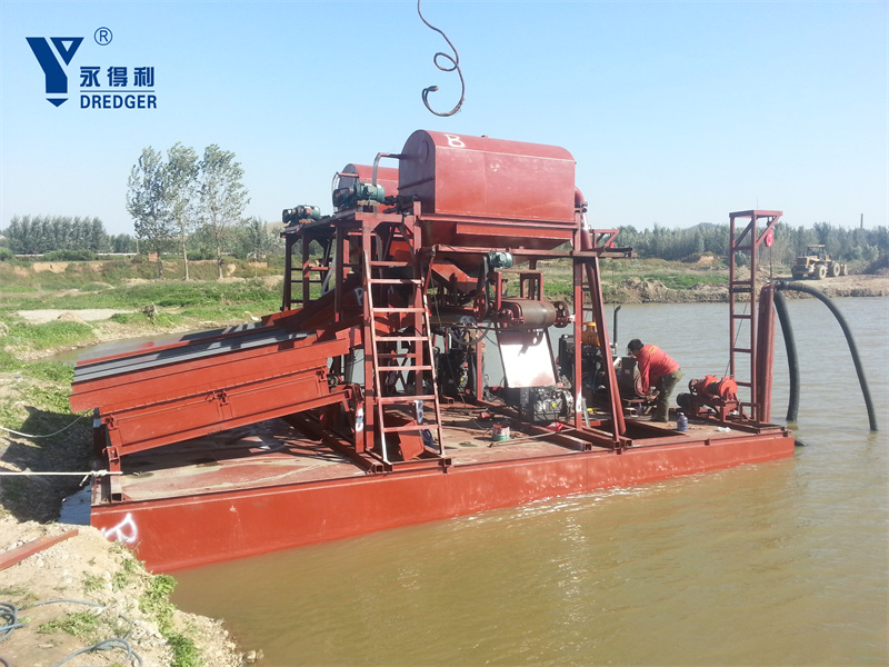 Dubbele zuig Gold Dredger