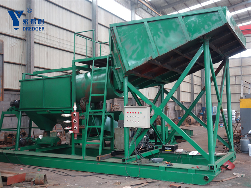 100-tph Goldwaschanlage