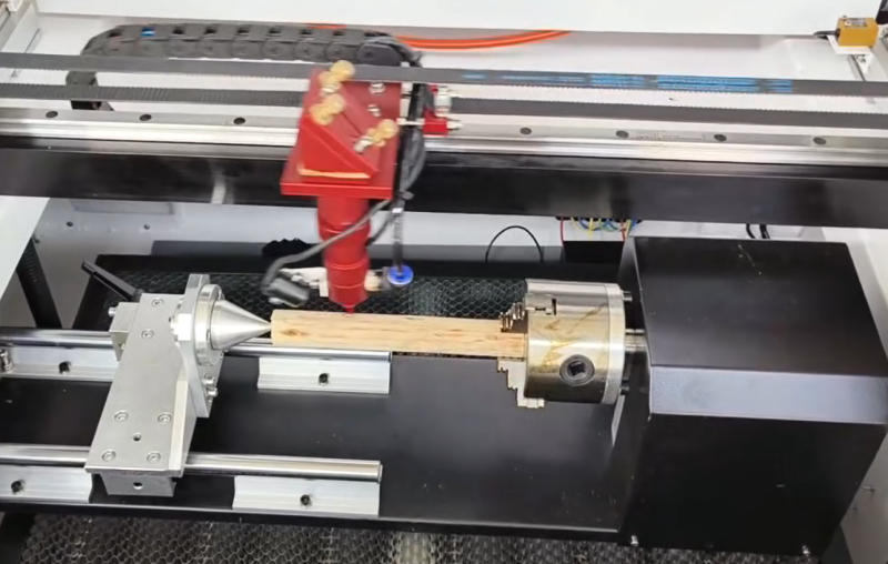 Acessório rotativo para máquina de gravação a laser de CO2