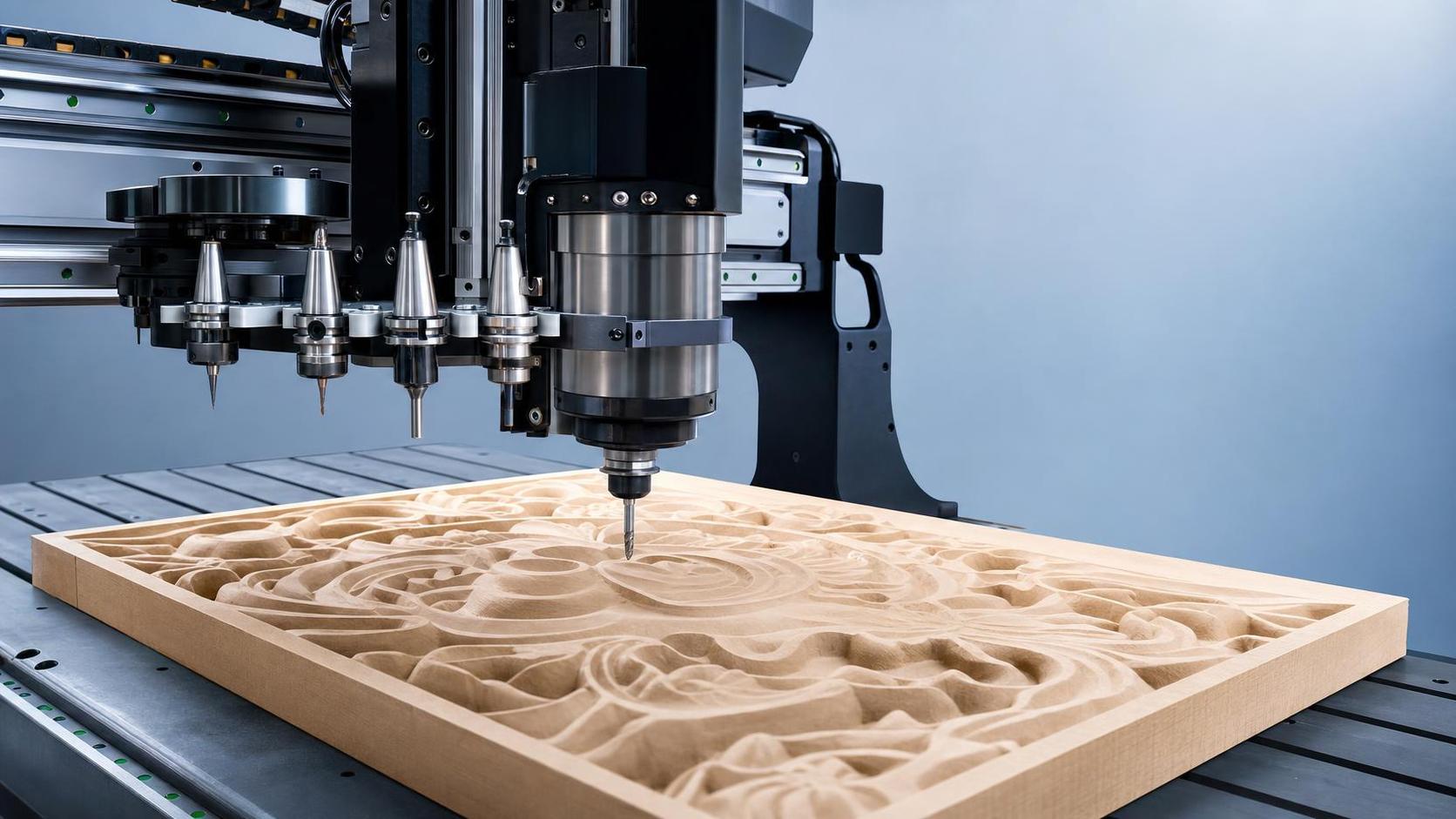 Uma máquina CNC router ATC pode realizar usinagem 3D sem perder os detalhes da superfície?
