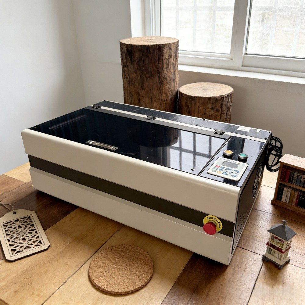 Quanto custa operar em casa um mini laser de CO2 de bancada para hobby?