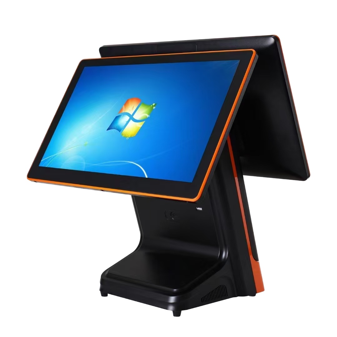 15.6'' Main Display Touch Screen Monitor POS Terminal Cash Register Payment Machine Desktop POS 15.6'' Main Display Touch Screen Monitor POS Terminal Cash Register Payment Machine Desktop POS
