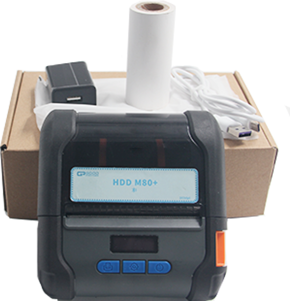 Portable BT Mobile Label Thermal Printer Type C USB Support for Android IOS Win OS in Stock