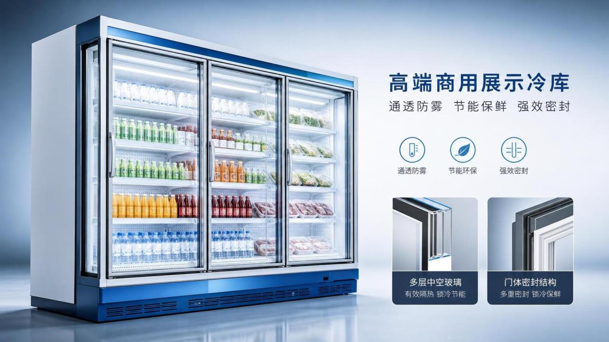 How Display Cold Room Glass Design Affects Product Visibility and Energy Use Como o design do vidro de câmaras frias expositoras afeta a visibilidade dos produtos e o consumo de energia