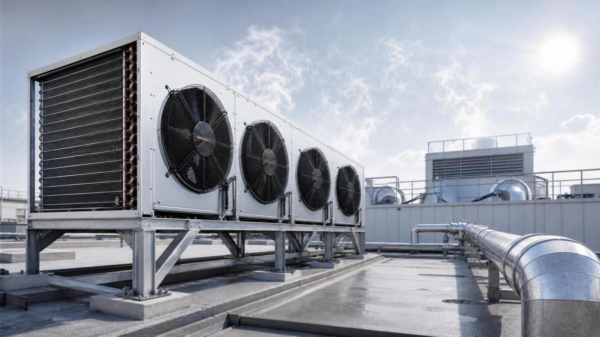 Condensador tipo H 402CD para áreas de alta temperatura ambiente: principais fatores de seleção