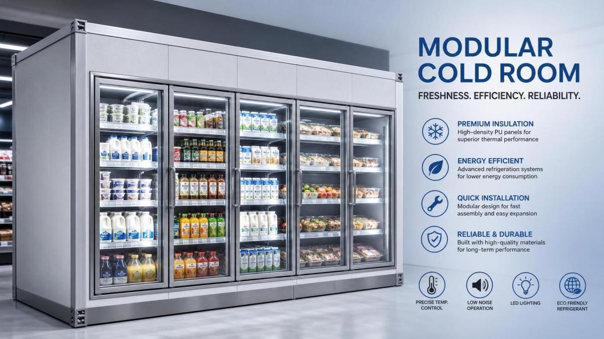How Demand for Display Cold Room Projects Is Changing in Food Retail Como a demanda por projetos de câmaras frigoríficas de exposição está mudando no varejo de alimentos