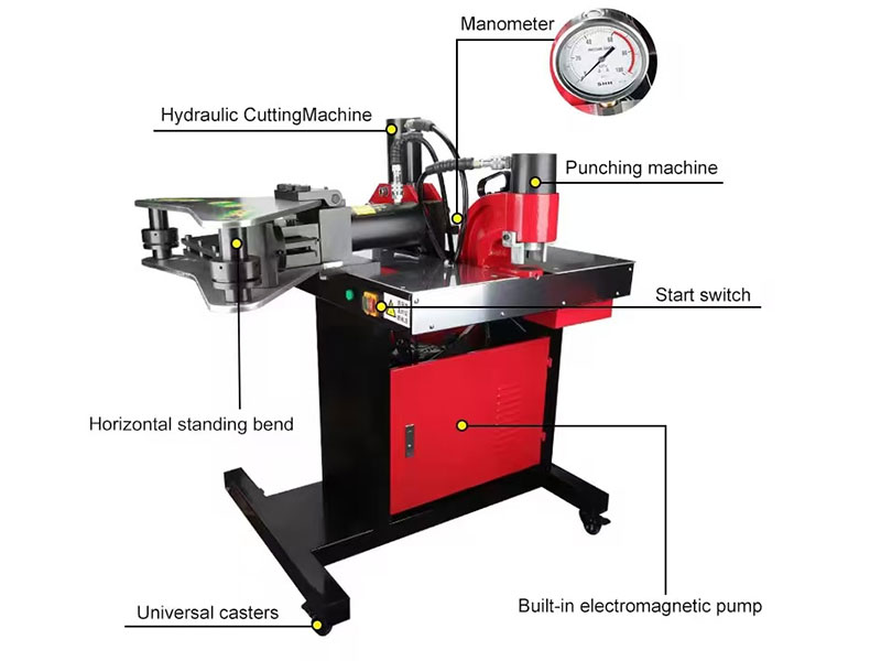 DXJ-200B Machine de pliage de jeux de barres portable