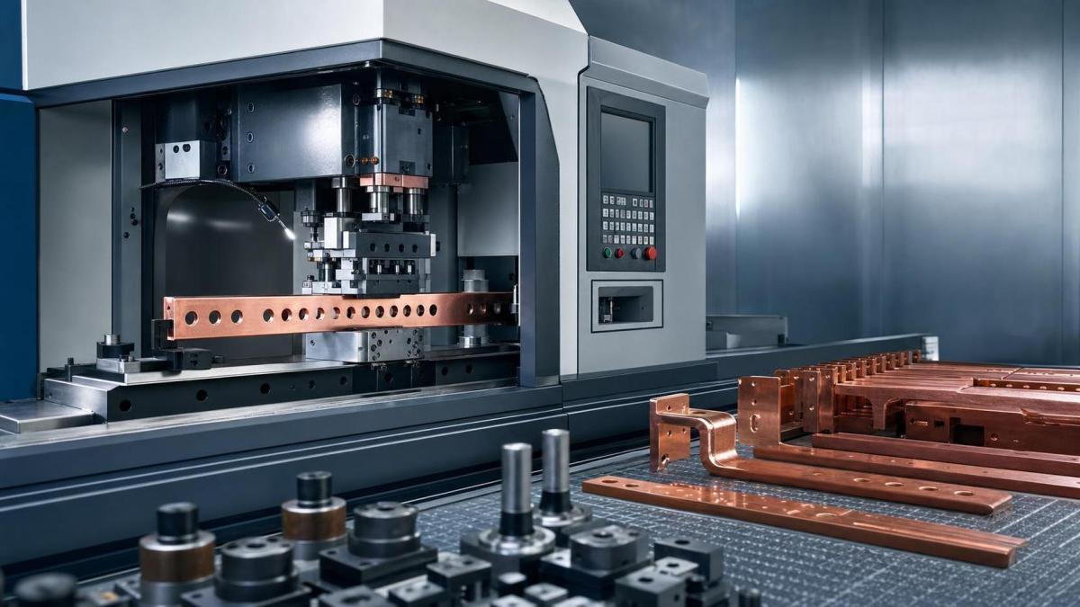 Qu’est-ce qu’une machine de traitement des jeux de barres et comment améliore-t-elle l’efficacité de la fabrication des tableaux électriques ?