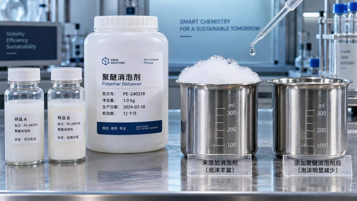 When inconsistent batches point to a polyether defoamer supplier issue Quando lotes inconsistentes indicam um problema com o fornecedor de antiespumante de poliéter