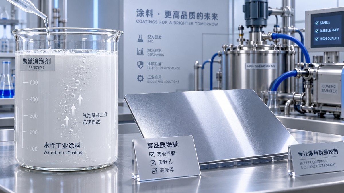 Can a polyether defoamer reduce coating defects caused by entrained air? Um antiespumante de poliéter pode reduzir defeitos de revestimento causados por ar incorporado?
