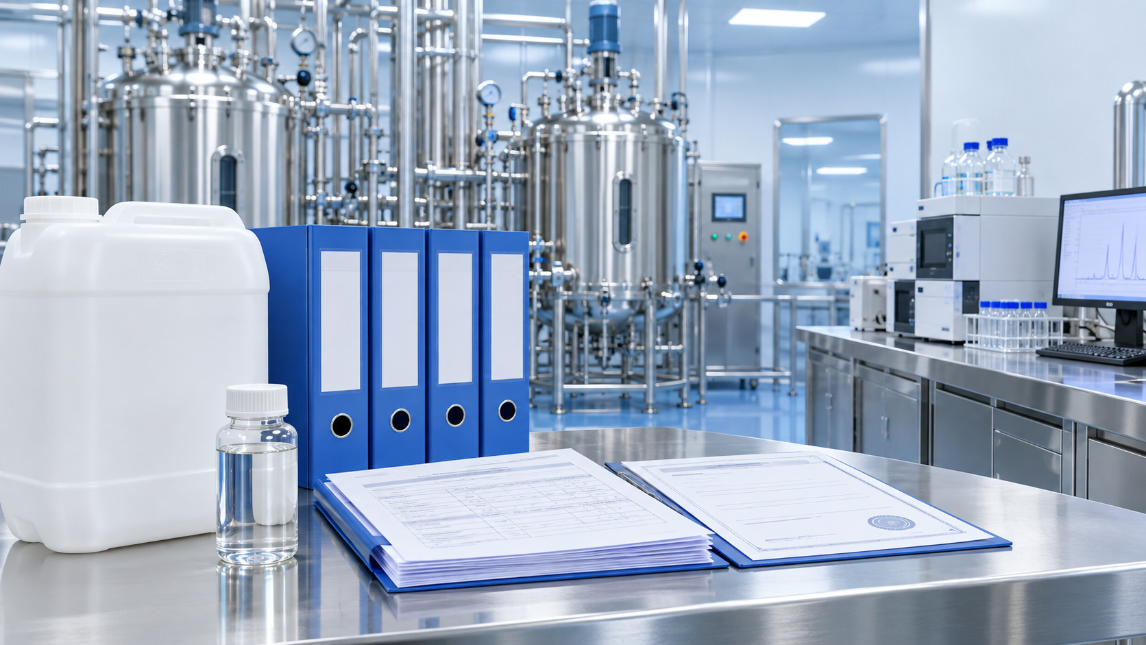 Quais documentos são necessários para a aprovação de antiespumante farmacêutico