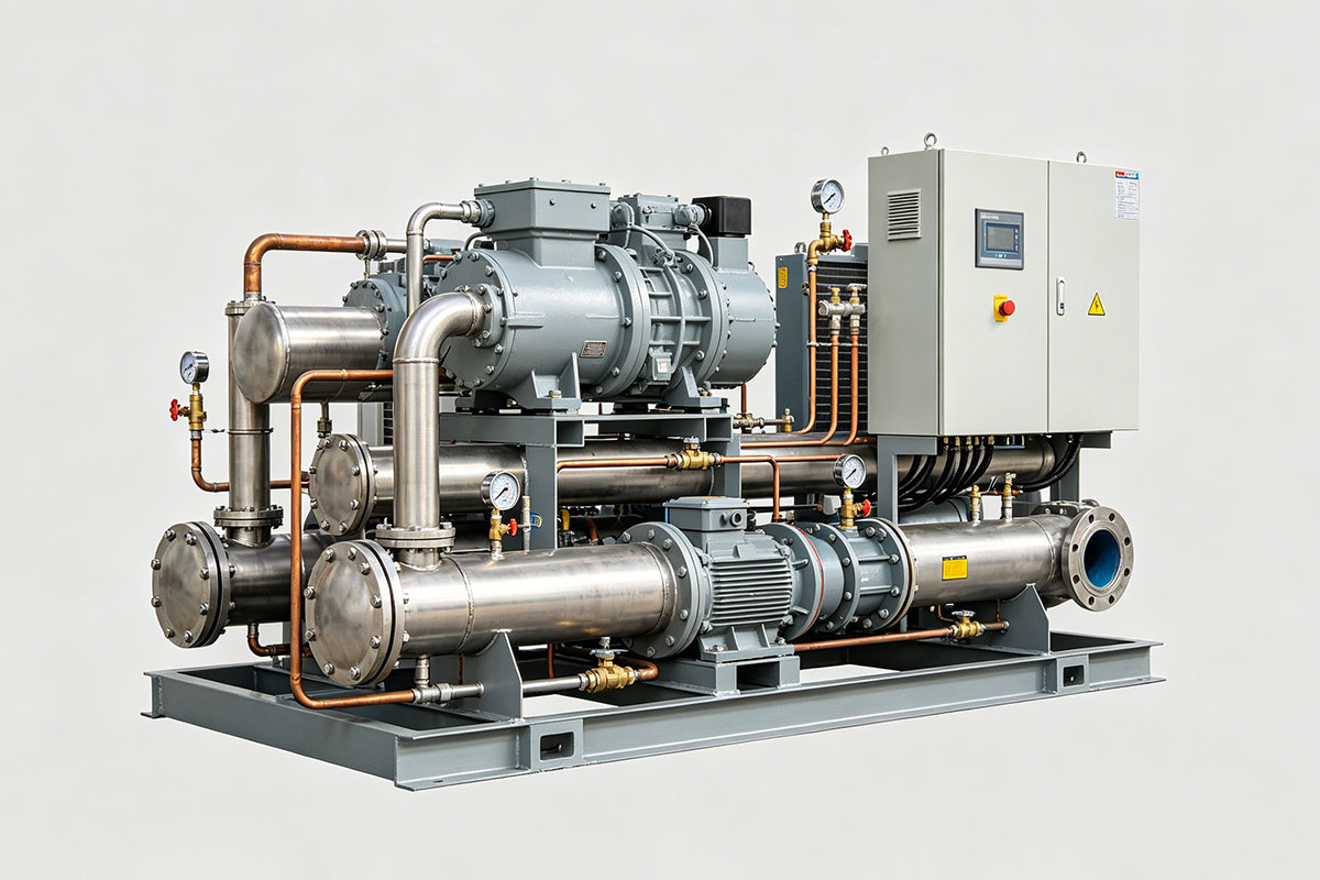 Enfriador de agua marino | Equipo central de refrigeración esencial para buques e instalaciones offshore