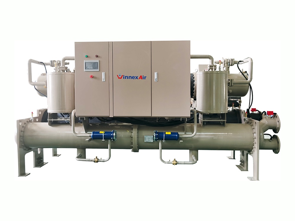 Parámetros de las enfriadoras de tornillo de baja temperatura refrigeradas por agua de doble cabezal de la serie WA-WSD (144KW～248KW)