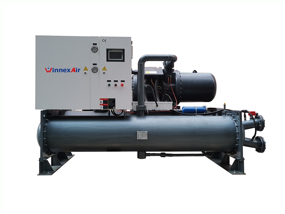 Parámetros de los enfriadores de tornillo de un solo cabezal, inundados y refrigerados por agua, de la serie WA-WSL (365KW～516KW)