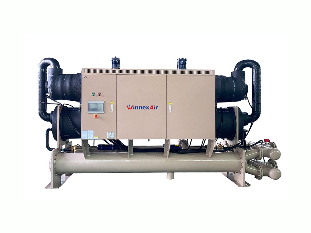 Parámetros de las enfriadoras de tornillo de baja temperatura refrigeradas por agua de un solo cabezal de la serie WA-WS (72KW～124KW)