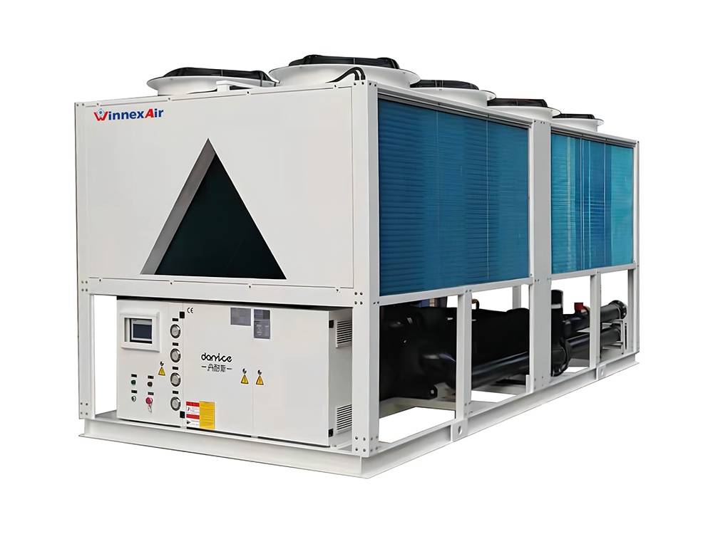 Parámetros de la enfriadora de tornillo de doble cabezal refrigerada por aire de la serie WA-ASD (160KW～314KW)