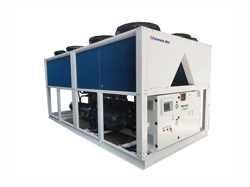Parámetros de la enfriadora de tornillo refrigerada por aire de un cabezal de la serie WA-AS (80KW～157KW)