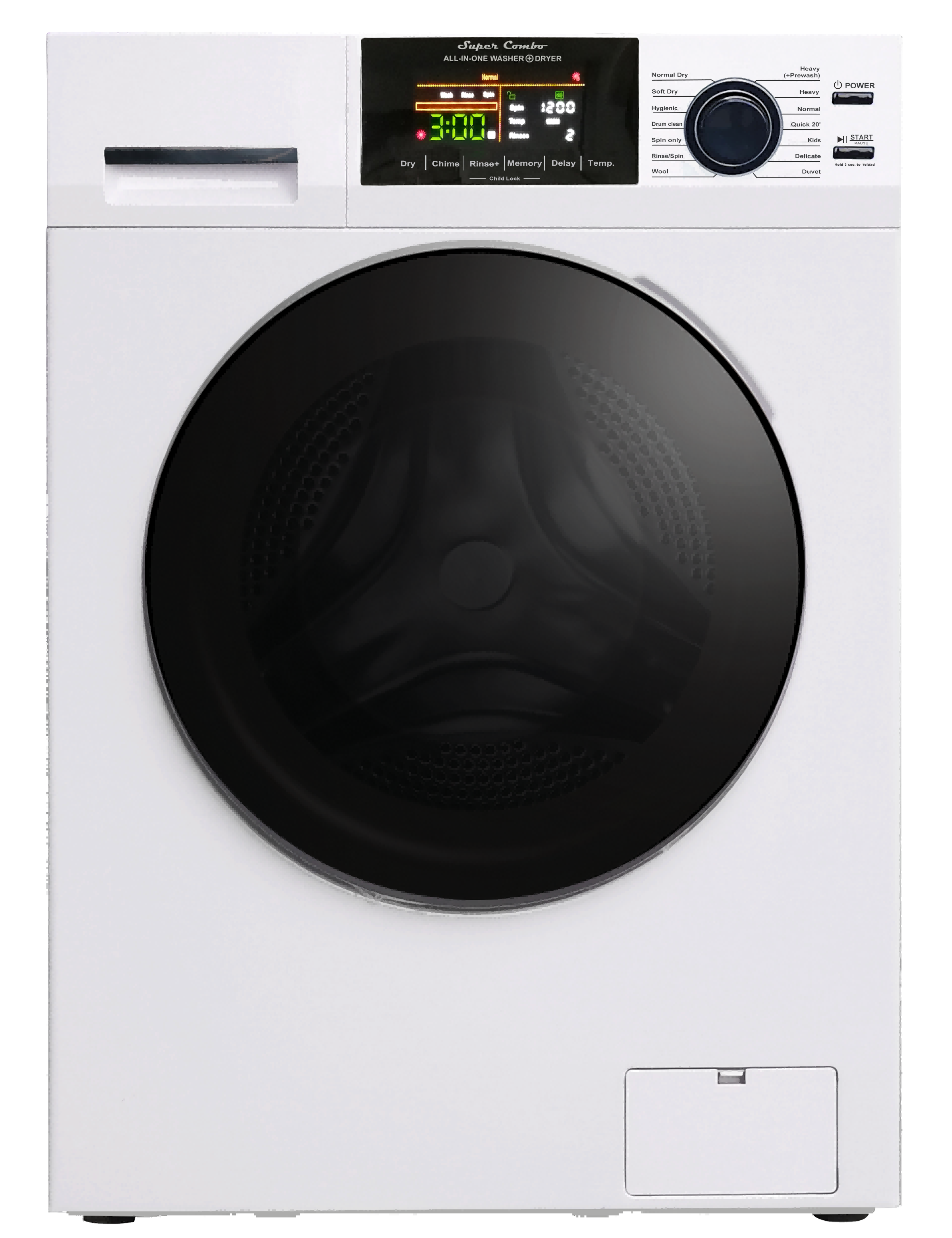 Lave-linge séchant XIAOYA 97912GE丨10kg/5kg