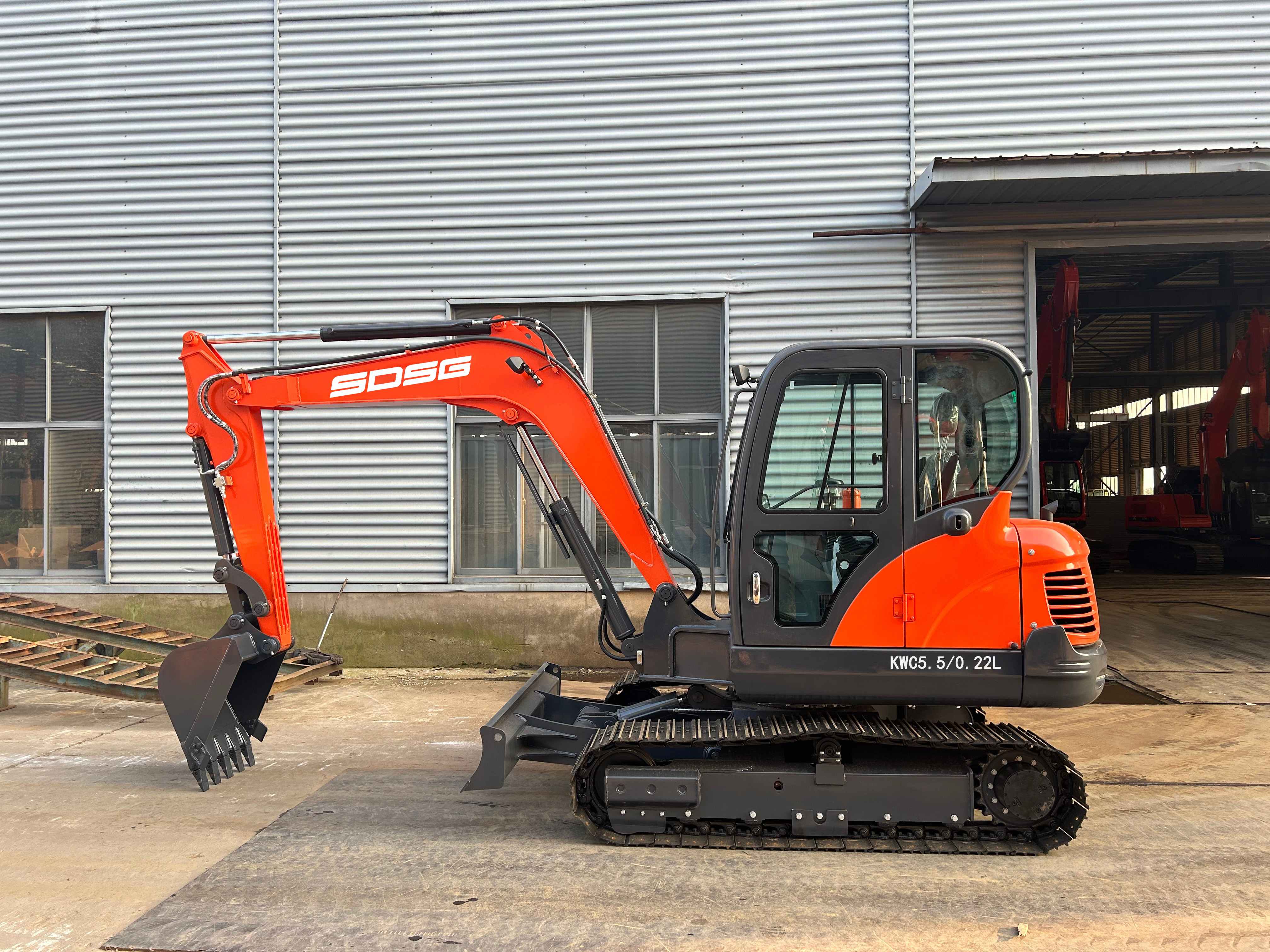 Escavadeira de mineração KWC5.5/0.22L