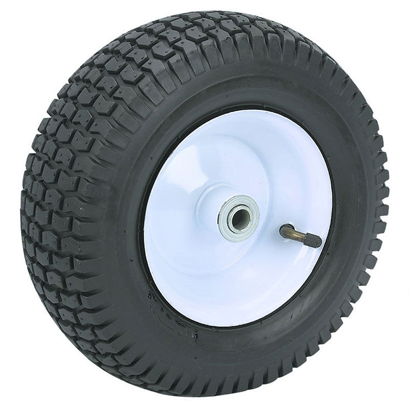 13 In. Pneumatic Tire With White Hub
