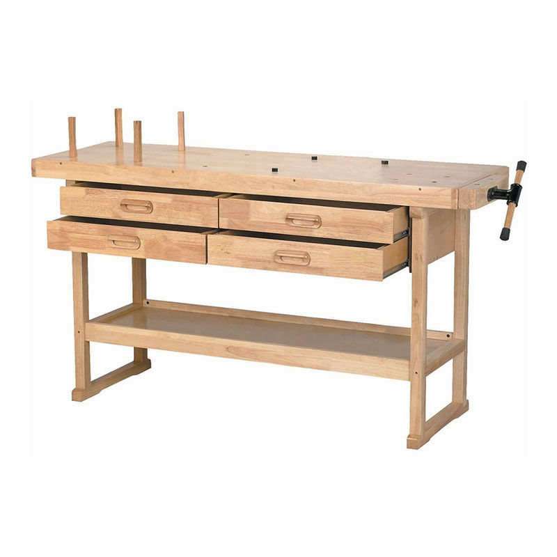 60 In. 4 Drawer Hardwood Workbench