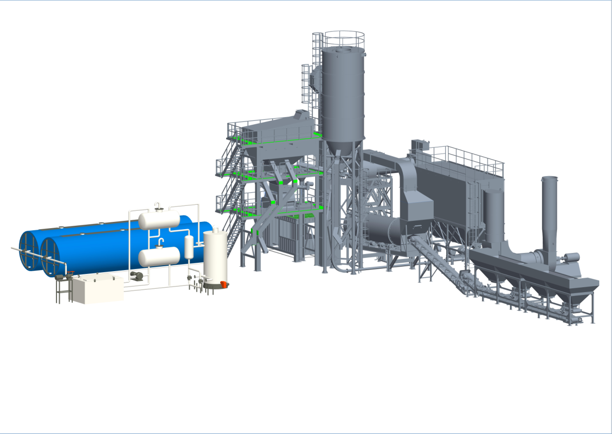 Асфальтосмесительная установка серий LB1500