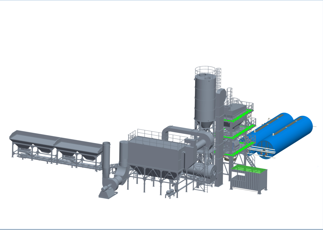 Асфальтосмесительная установка серий LB1500