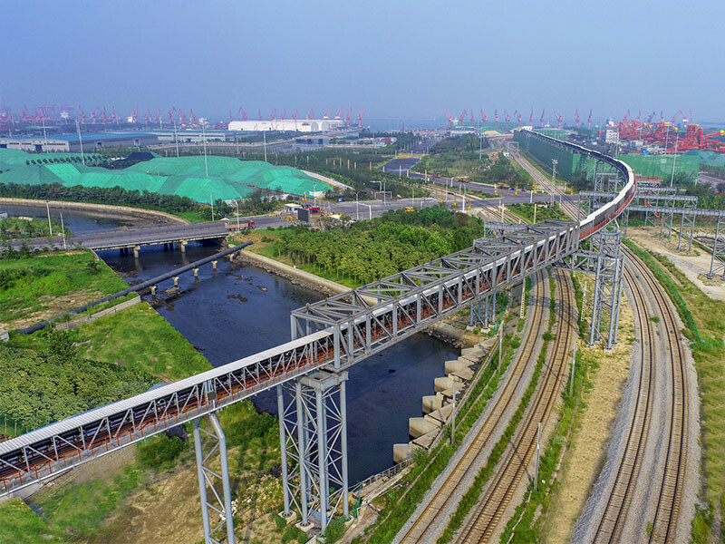 Power Plant Coal Pipe Conveyor System Project