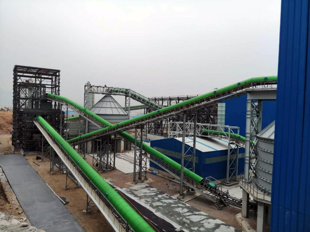 Sand Aggregate Factory Belt Conveyor System Project