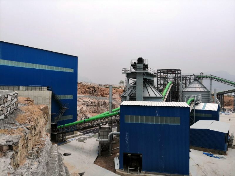Sand Aggregate Factory Belt Conveyor System Project