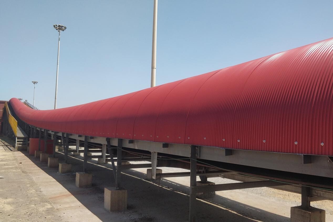 Port Berth Belt Conveyor System