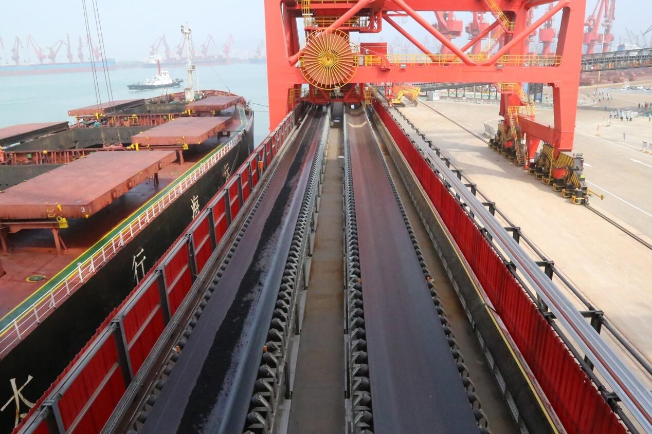 Port Berth Belt Conveyor System