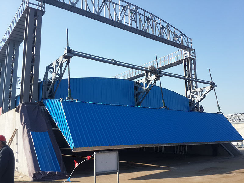 Steel Structural Engineering of Entry Wood Quarantine and Disinfection Treatment Area in Lanshan Port Area of Rizhao Port