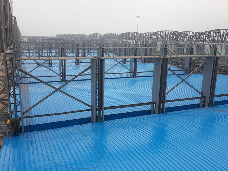 Steel Structural Engineering of Entry Wood Quarantine and Disinfection Treatment Area in Lanshan Port Area of Rizhao Port