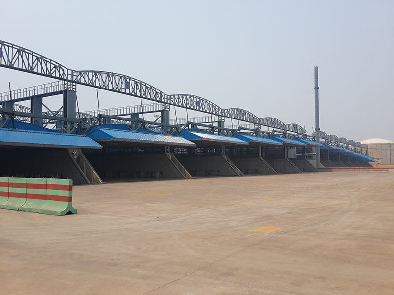 Steel Structural Engineering of Entry Wood Quarantine and Disinfection Treatment Area in Lanshan Port Area of Rizhao Port