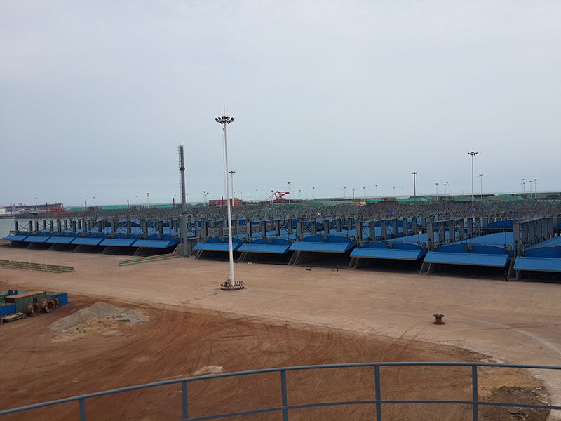 Steel Structural Engineering of Entry Wood Quarantine and Disinfection Treatment Area in Lanshan Port Area of Rizhao Port