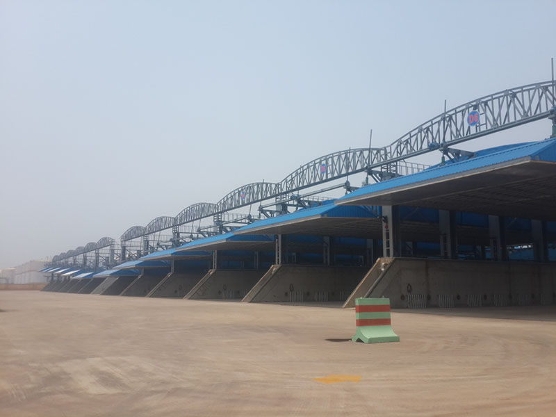 Steel Structural Engineering of Entry Wood Quarantine and Disinfection Treatment Area in Lanshan Port Area of Rizhao Port