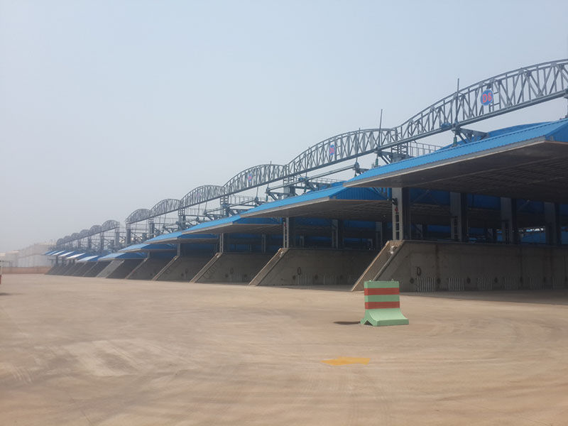 Steel Structural Engineering of Entry Wood Quarantine and Disinfection Treatment Area in Lanshan Port Area of Rizhao Port