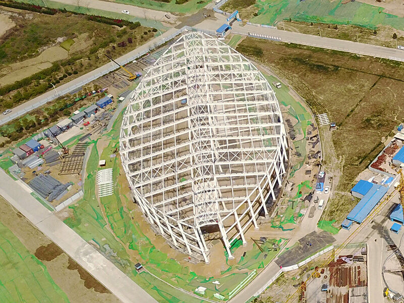 Rizhao Ocean Park Steel Structure Project