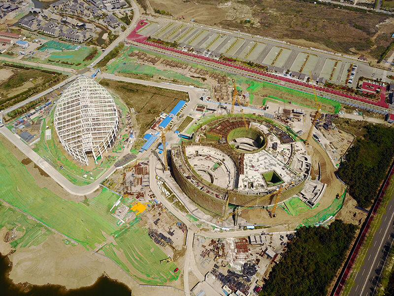 Rizhao Ocean Park Steel Structure Project