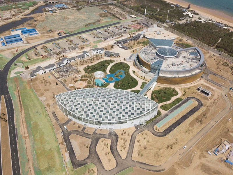 Rizhao Ocean Park Steel Structure Project